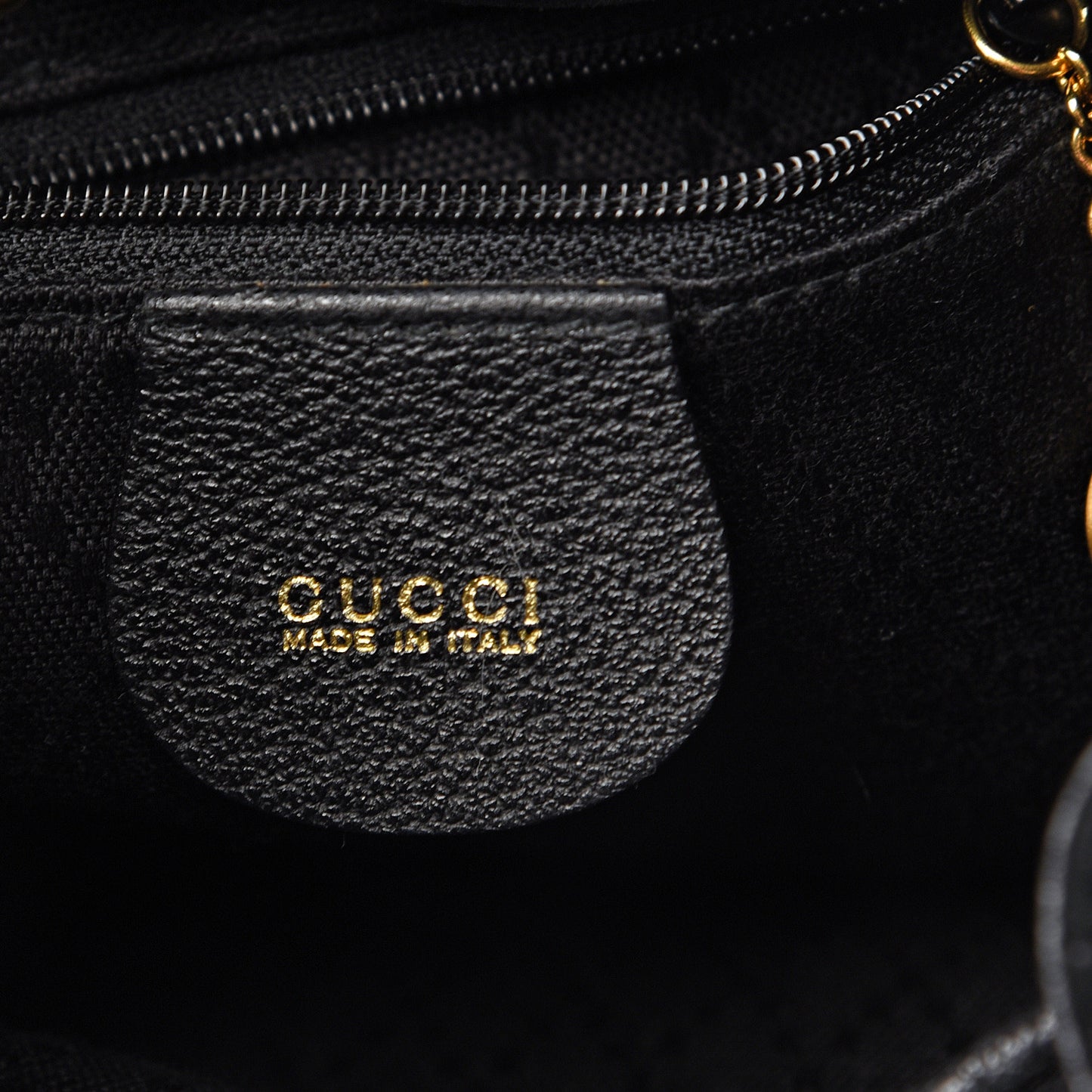 Calfskin Suede Bamboo Backpack Black