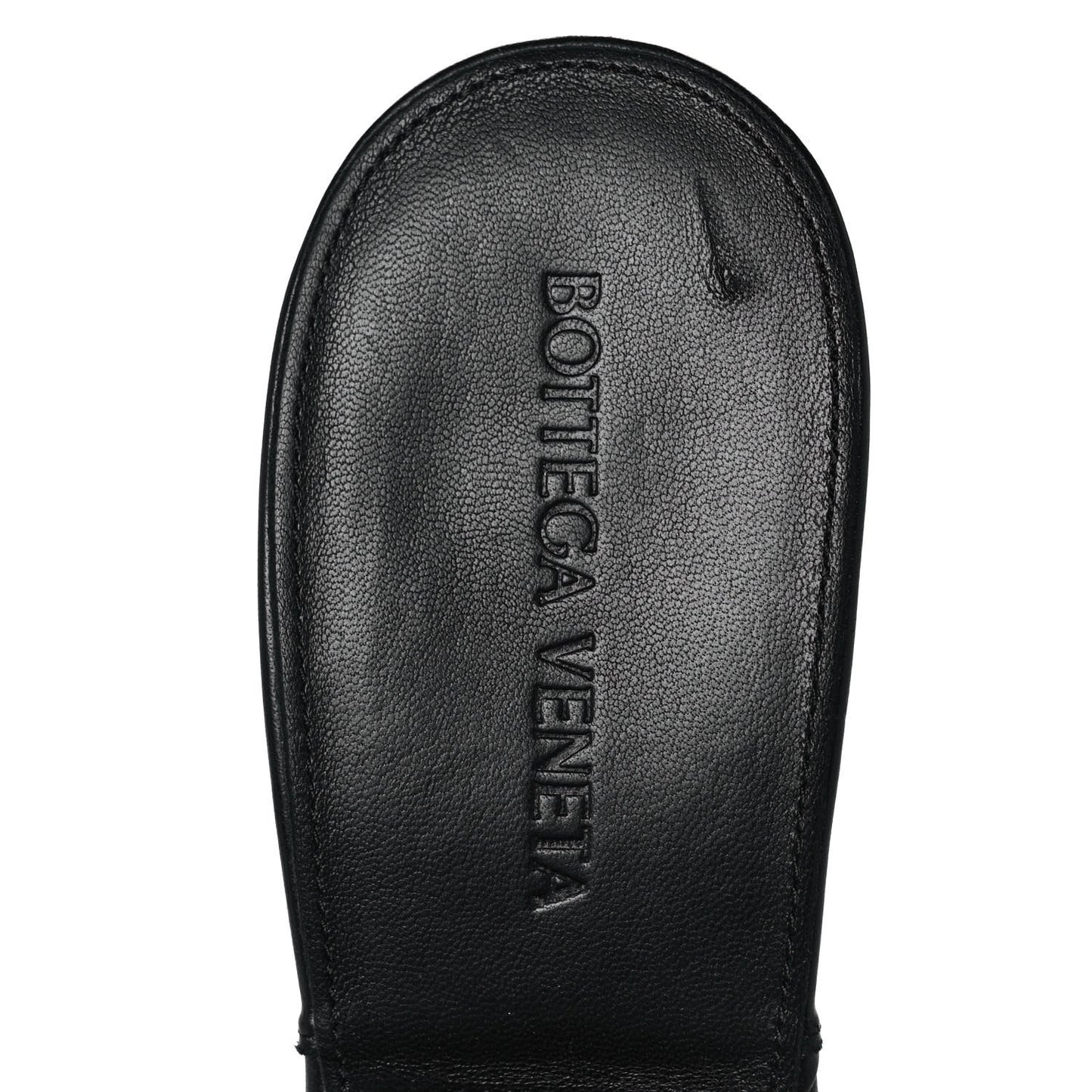 Nappa Maxi Intrecciato Lido Mule Sandals 40.5 Black