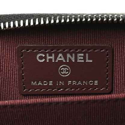 Chanel Caviar Quilted Zip Coin Purse Wallet Black 5 of 6