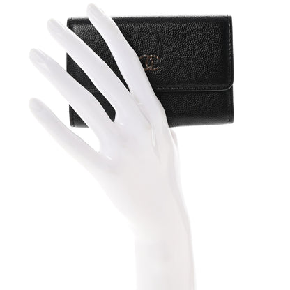 Chanel Caviar Sevruga Card Holder Black 2 of 8