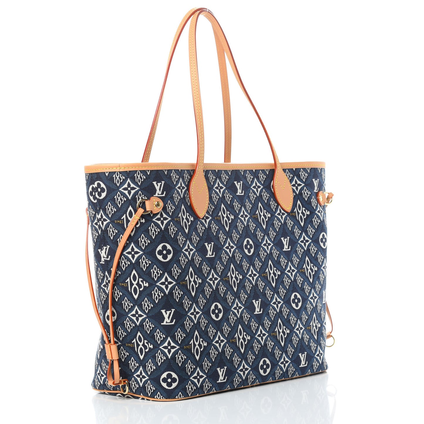 Jacquard Since 1854 Neverfull MM Blue