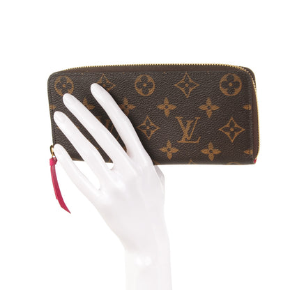 Louis Vuitton Monogram Clemence Wallet Hot Pink 2 of 7
