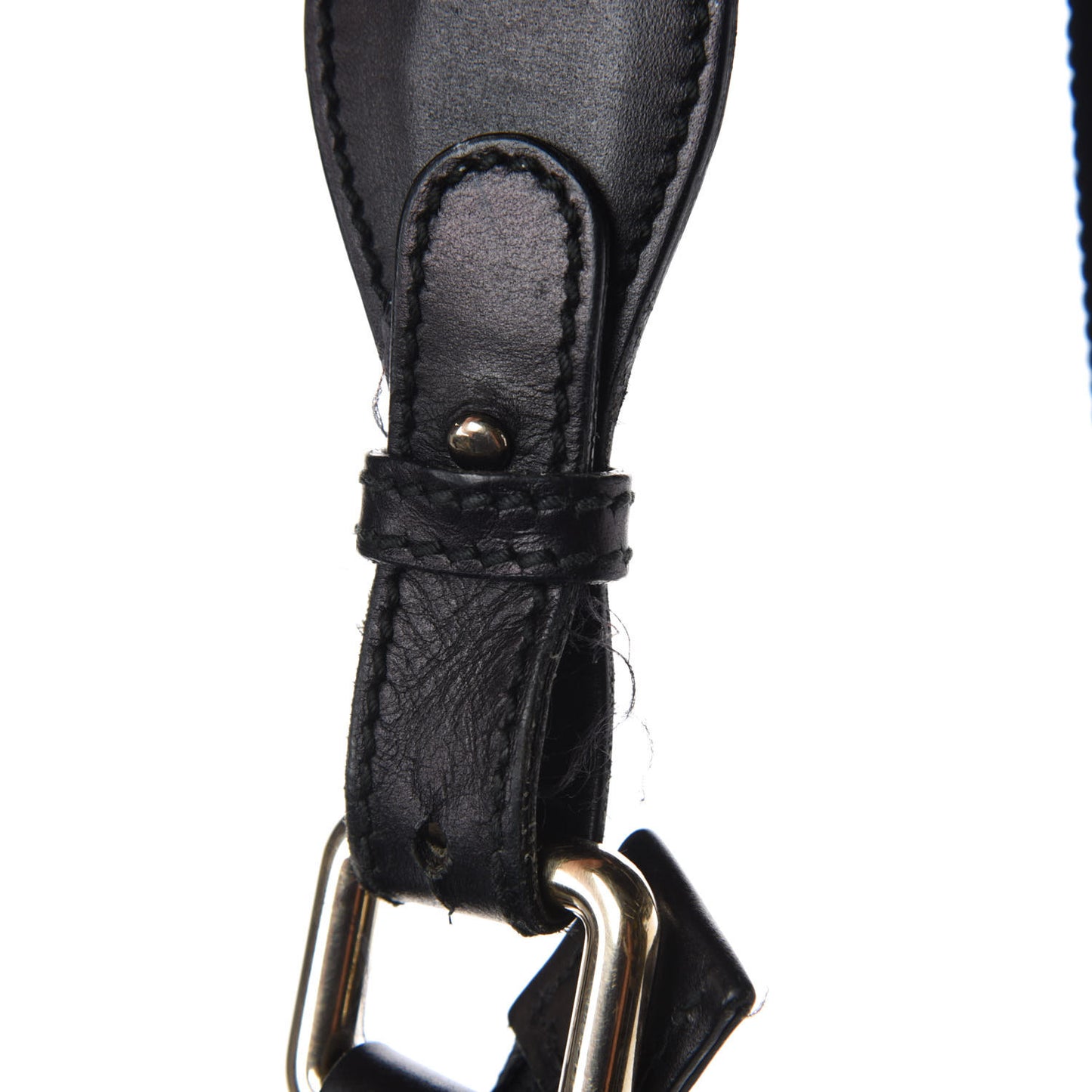 Nylon Monogram Messenger Black