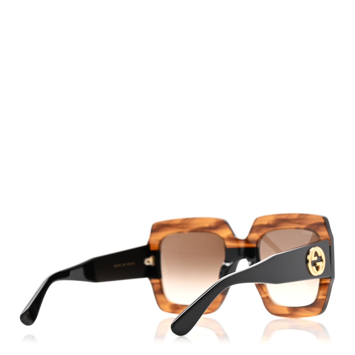 Gucci Square Frame GG0178S Sunglasses Havana 4 of 8