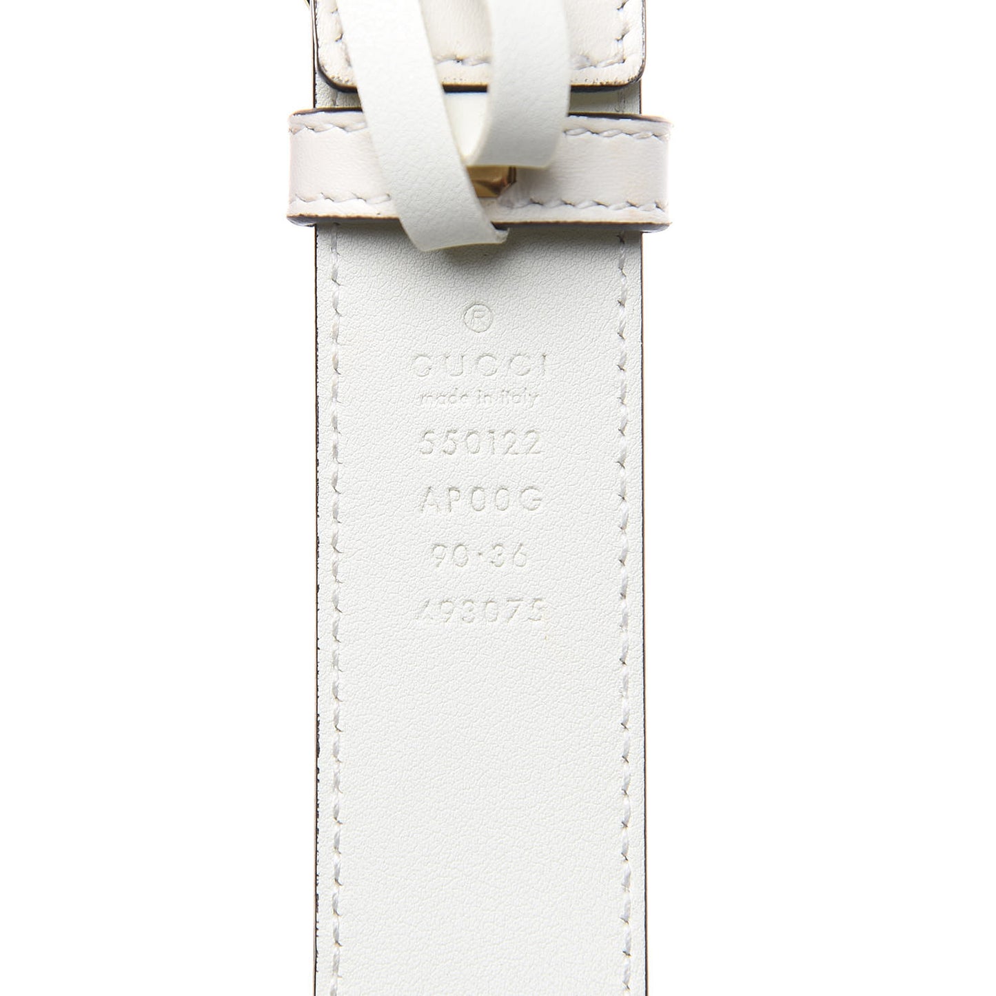 Moon Calfskin Zumi 30mm Belt 90 36 Off White
