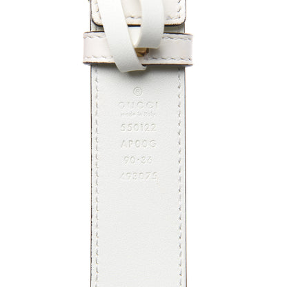 Gucci Moon Calfskin Zumi 30mm Belt 90 36 Off White 5 of 8