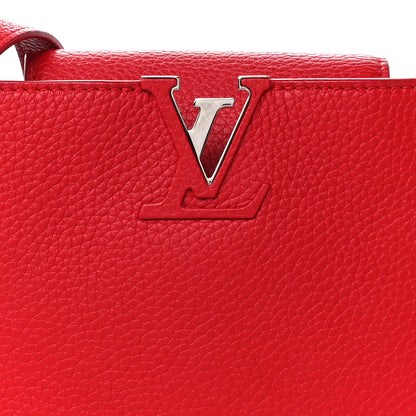 Louis Vuitton Taurillon Capucines BB Rubis 7 of 9