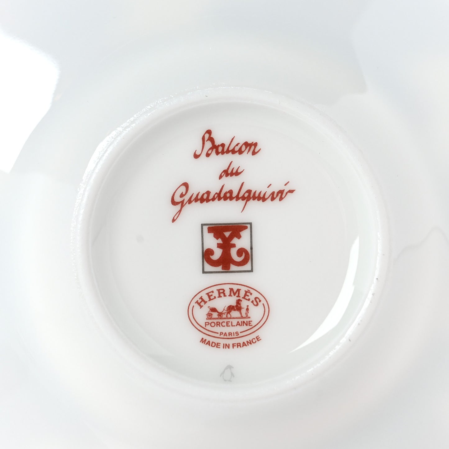 Porcelain Balcon du Guadalquivir Coffee Cup and Saucer Set of 2