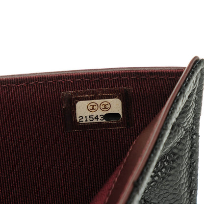 Chanel Caviar Quilted Compact French Flap Wallet 8 of 8