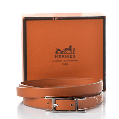 Hermes Swift Behapi Double Tour Bracelet M Orange 7 of 7