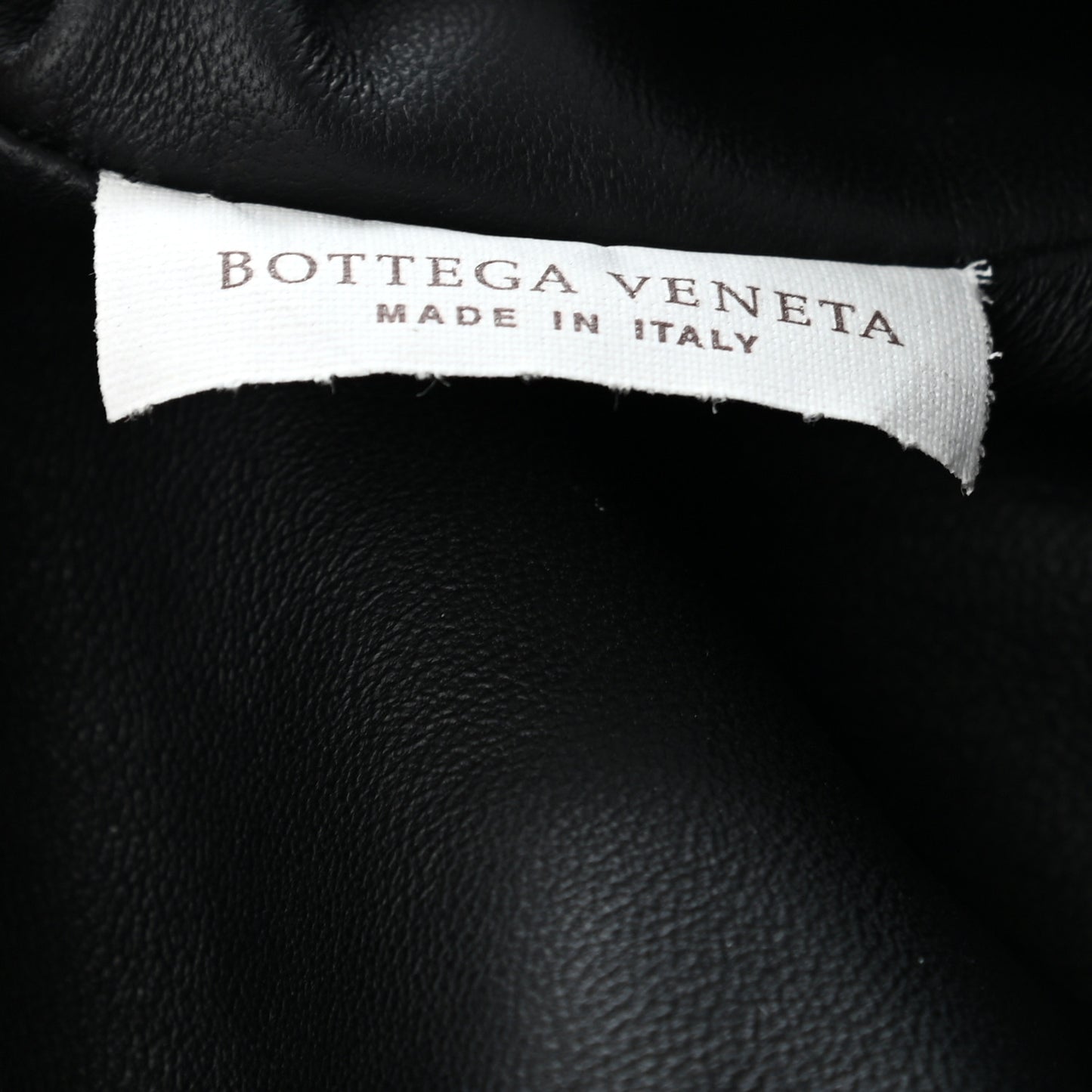 Nappa Maxi Intreccio The Pouch Oversized Clutch Black