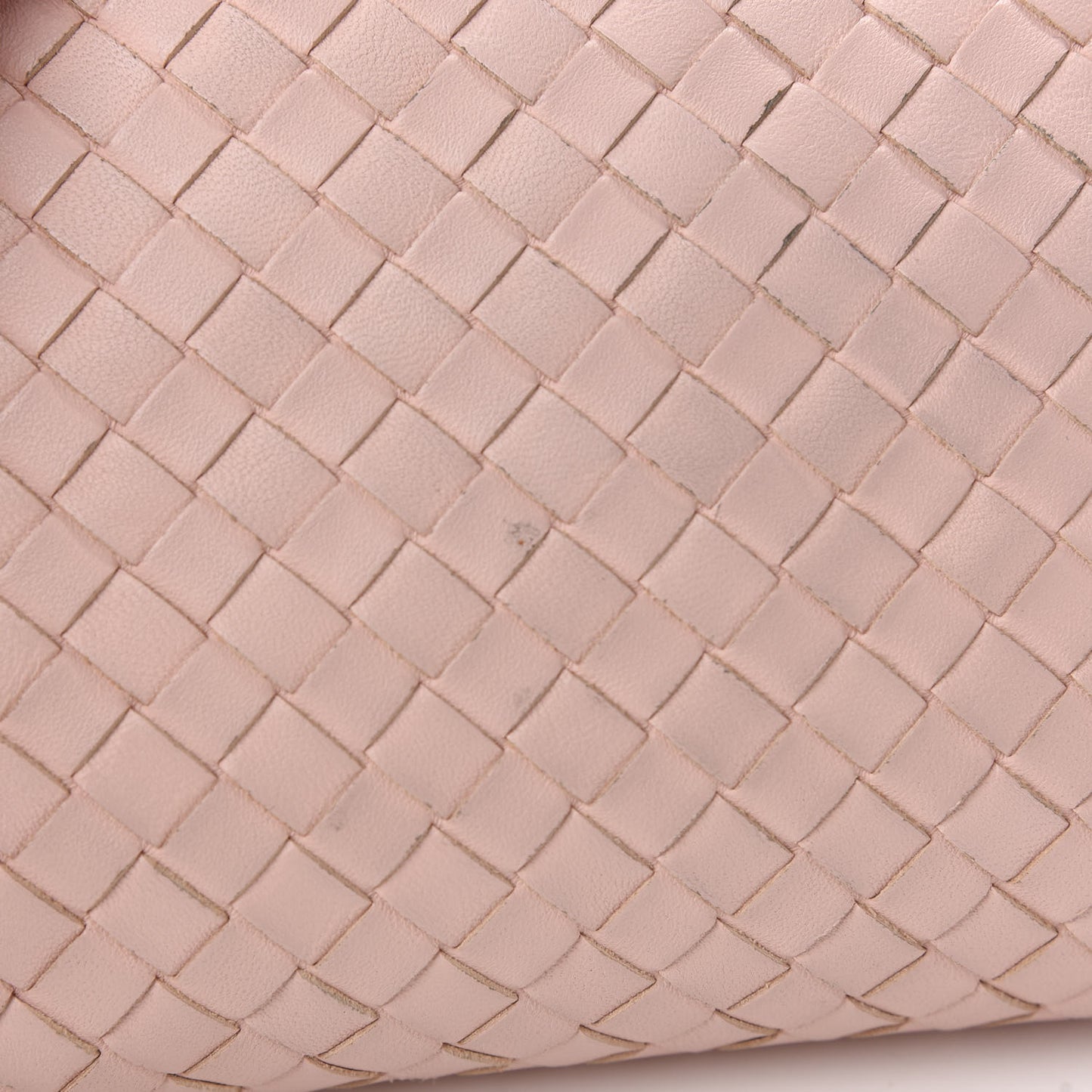 Nappa Intrecciato Nodini Crossbody Messenger Flamingo