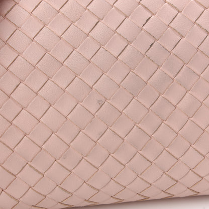 Bottega Veneta Nappa Intrecciato Nodini Crossbody Messenger Flamingo 9 of 9