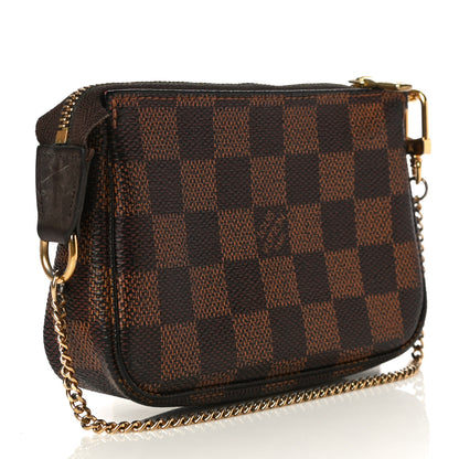 Louis Vuitton Damier Ebene Mini Pochette Accessories 3 of 11