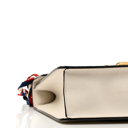 Gucci Calfskin Small Sylvie Shoulder Bag Off White 9 of 10