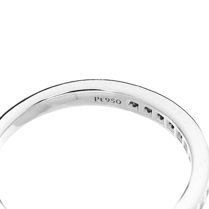 Tiffany Platinum Diamond 2mm Half Circle Wedding Band Ring 50 5.5 5 of 5