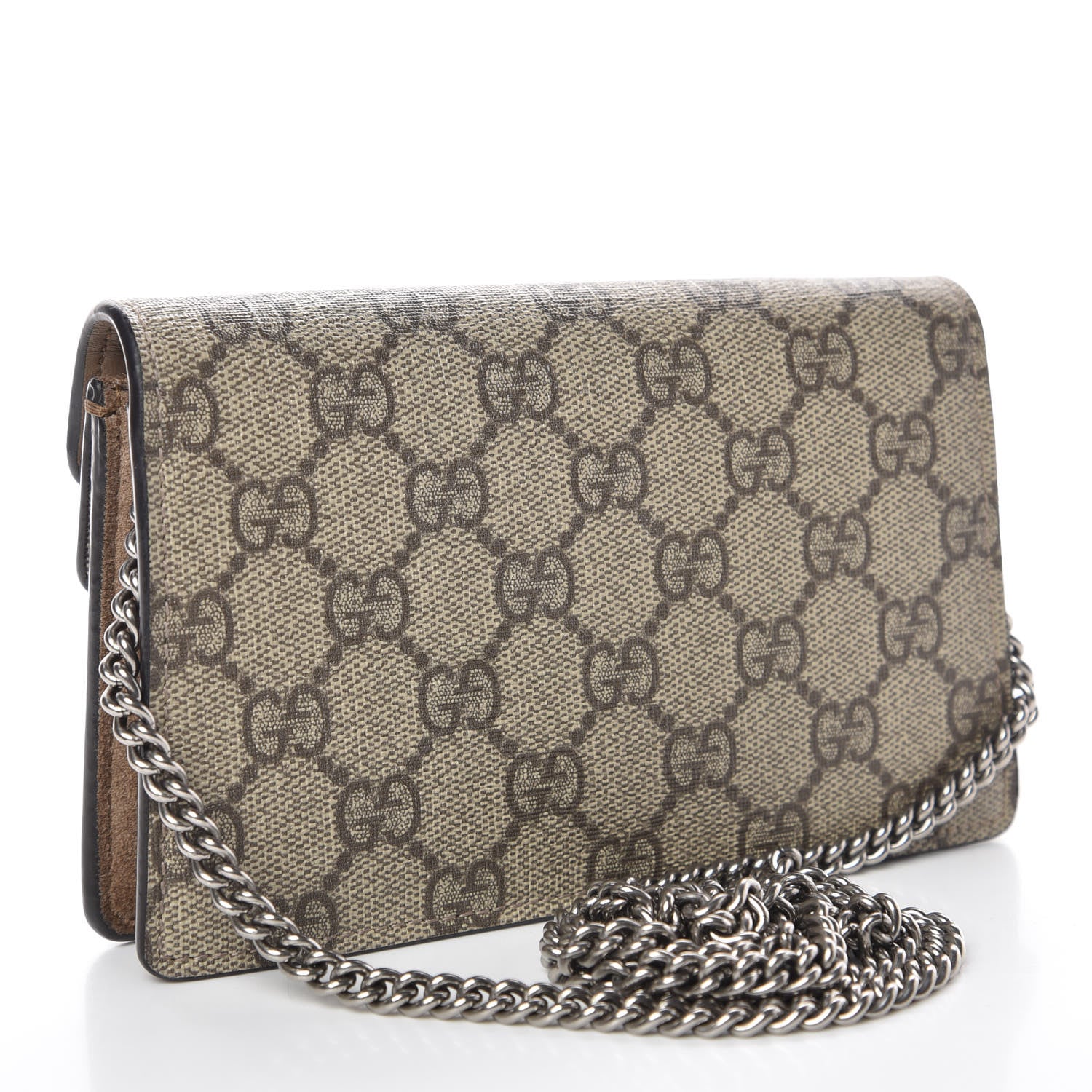 Gucci GG Supreme Monogram Super Mini Dionysus Shoulder Bag Taupe 3 of 11