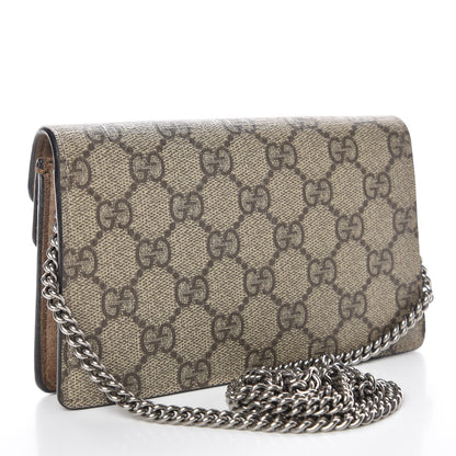 Gucci GG Supreme Monogram Super Mini Dionysus Shoulder Bag Taupe 3 of 11