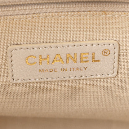 Chanel Mixed Fibers Small Deauville Tote Beige 7 of 12