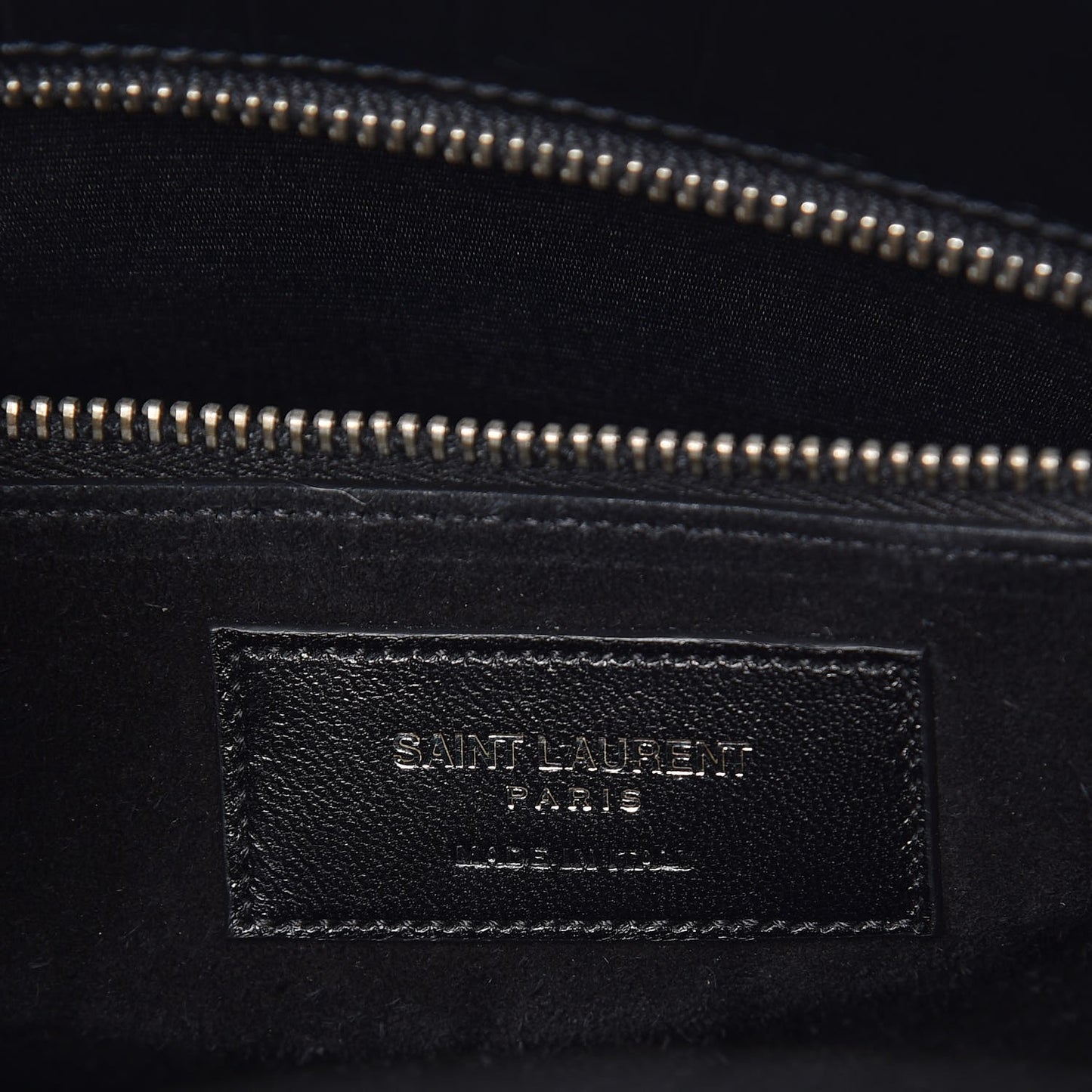 Croc Calfskin Embossed Small Sac de Jour Black