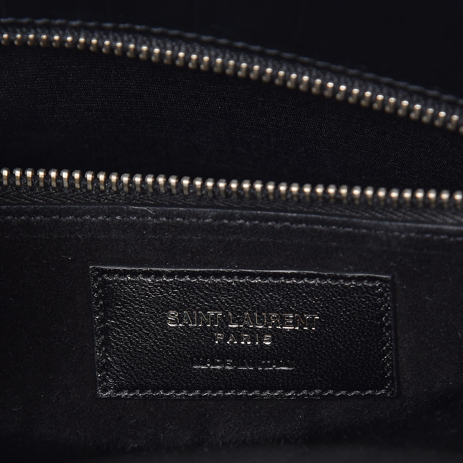 Saint Laurent Croc Calfskin Embossed Small Sac de Jour Black 6 of 7