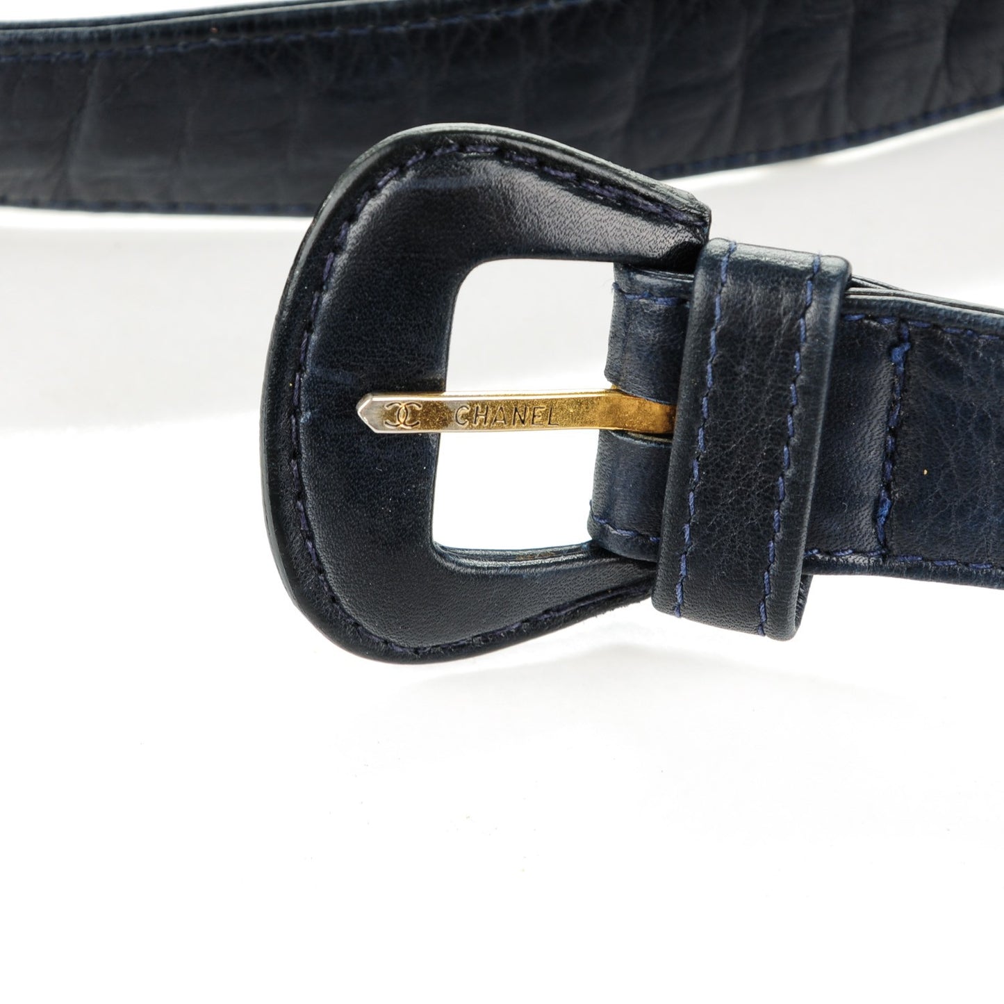 Lambskin Quilted Flap Waist Belt Bag 70 28 Navy
