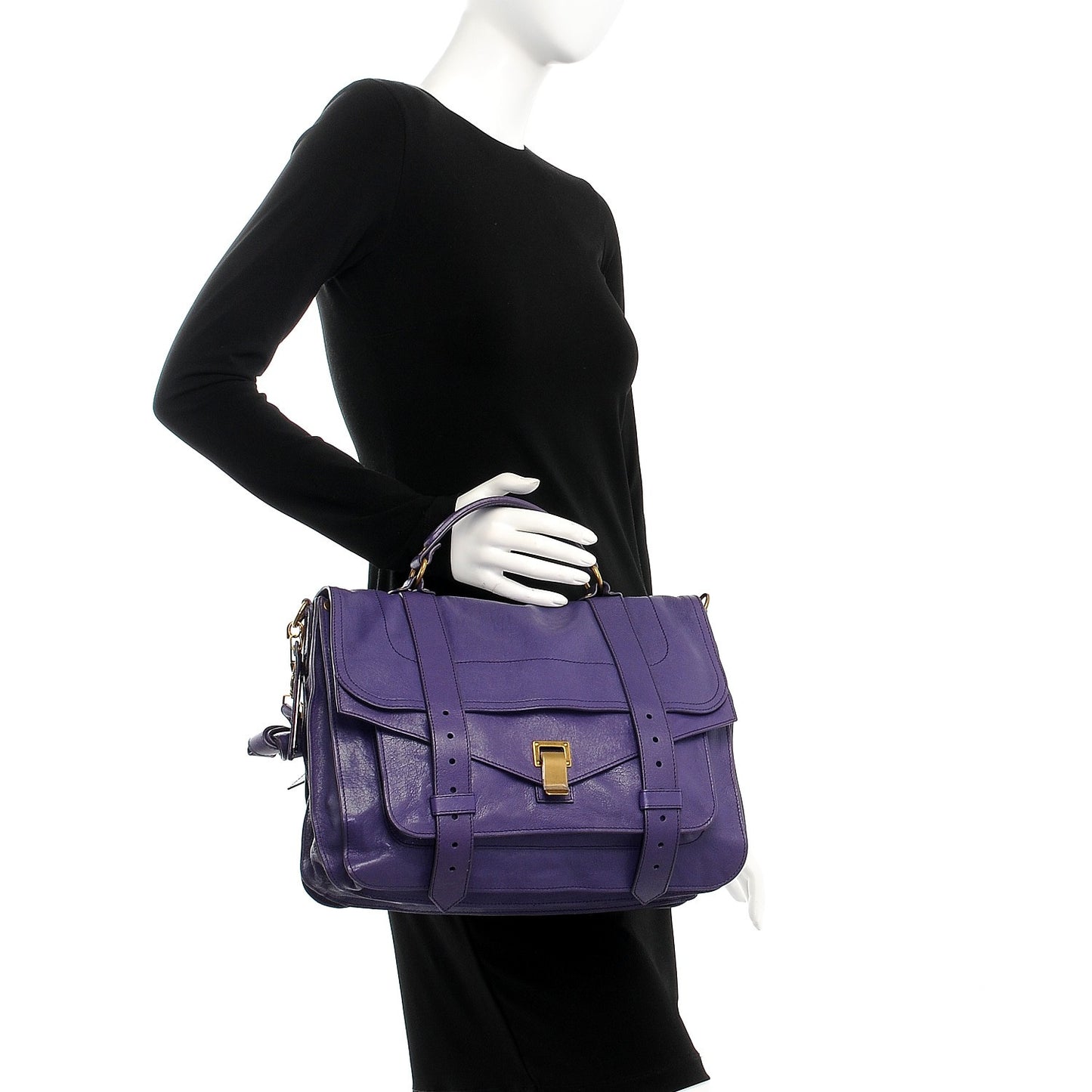 Lambskin Large PS1 Satchel Violet