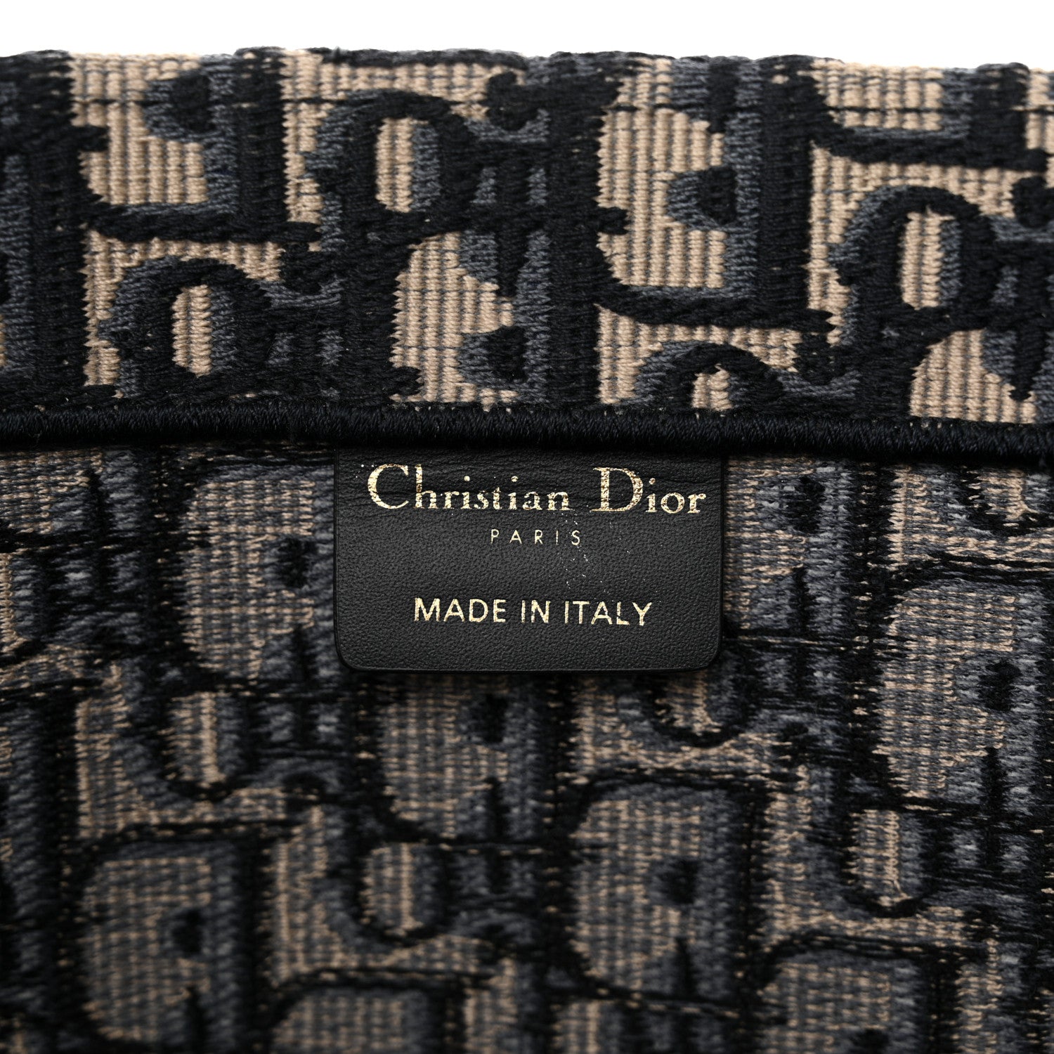 Christian Dior Oblique Large Book Tote Blue Multicolor 6 of 14