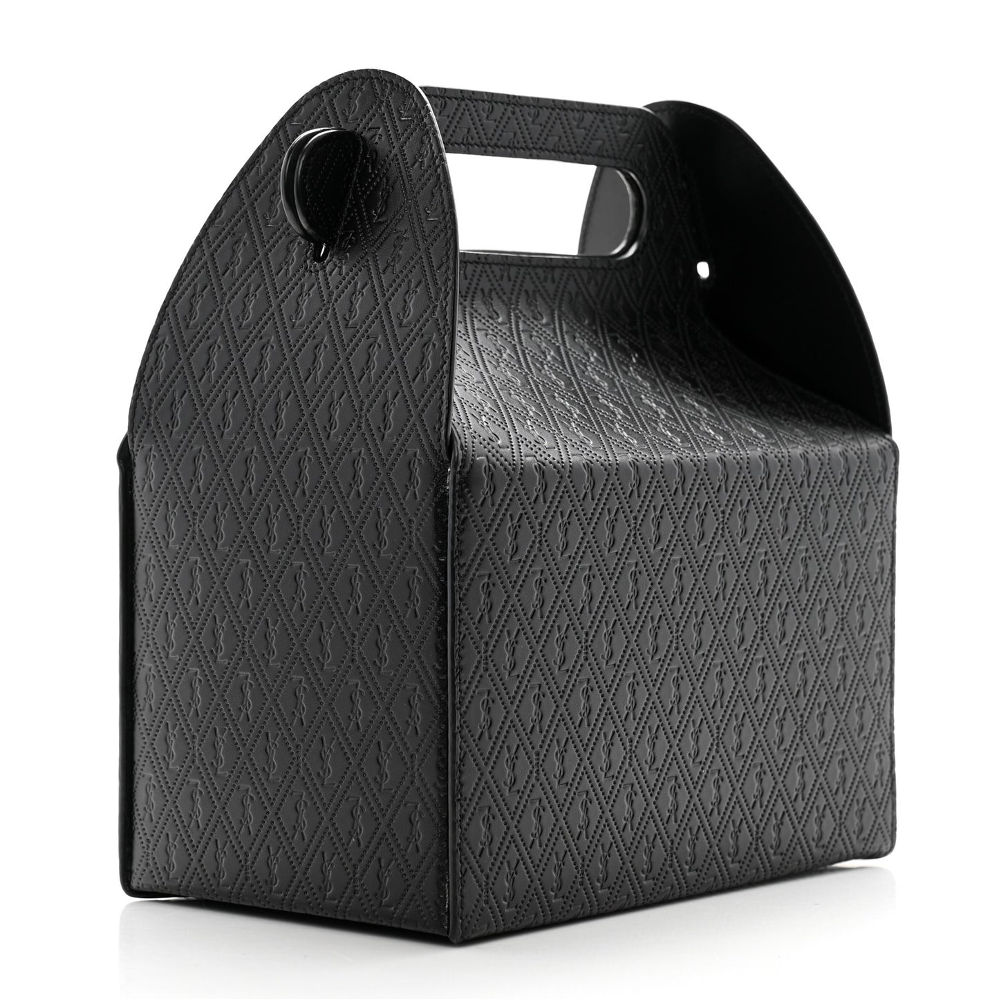 Calfskin Monogram Take Away Box Black