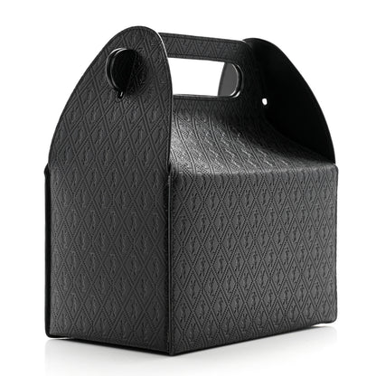 Saint Laurent Calfskin Monogram Take Away Box Black 3 of 10
