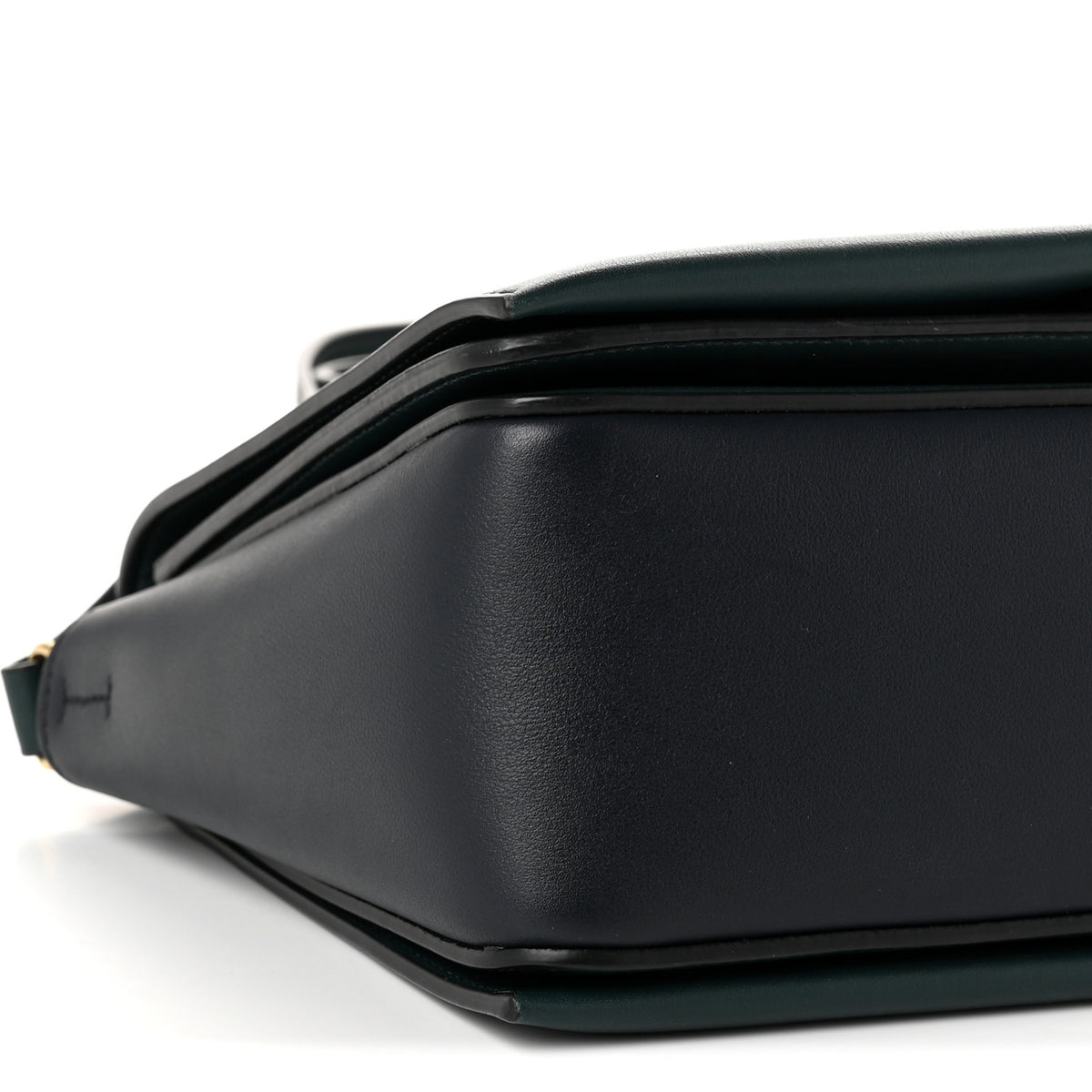 Celine Shiny Smooth Calfskin Medium Frame Shoulder Bag Amazone Dark Navy 9 of 10