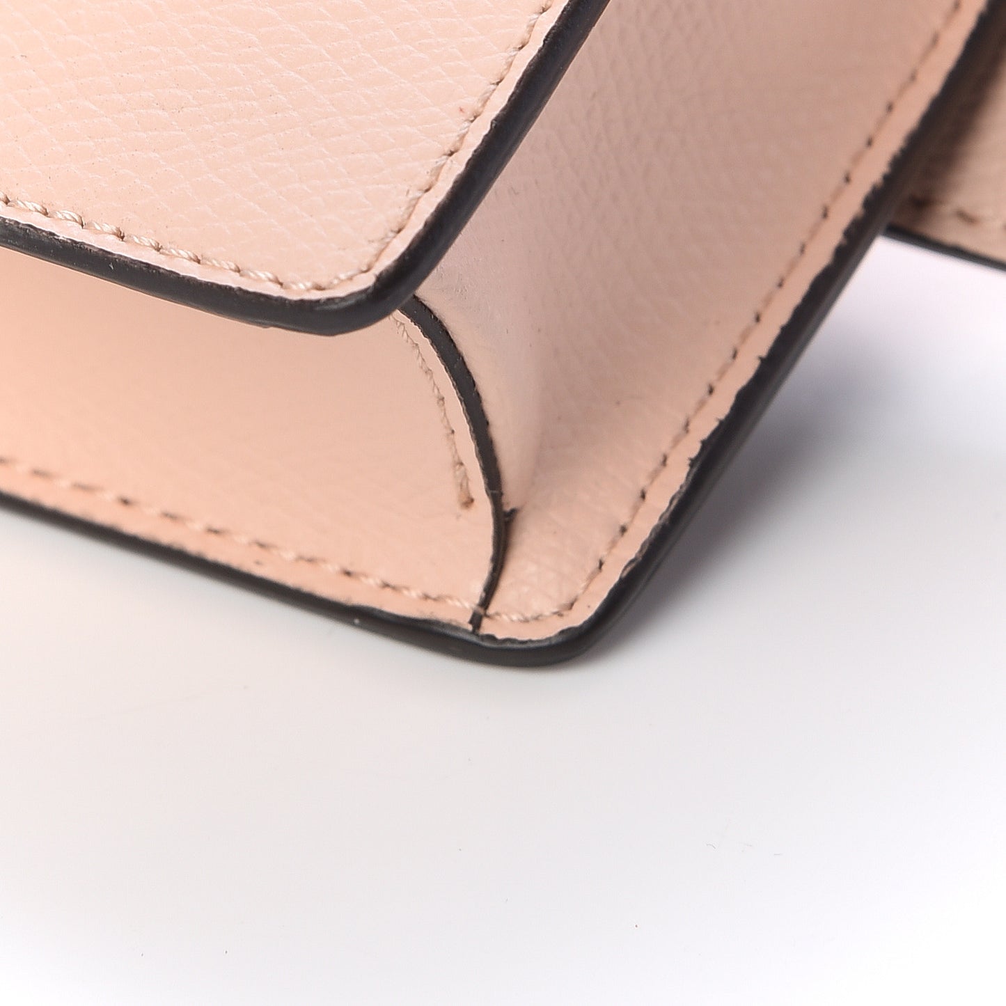 Vitello Cruise F is Fendi Bi-Color FF 1974 Embossed Envelope Belt Bag Maya Black Light Rose