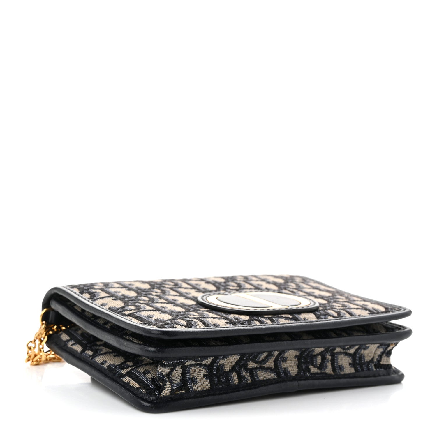 Christian Dior Oblique 30 Montaigne 2-In-1 Pouch Blue 3 of 10
