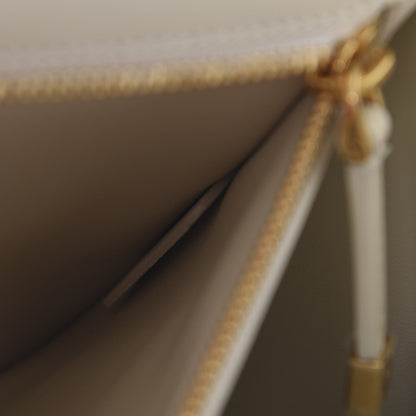 Christian Dior Calfskin 30 Montaigne Flap Bag White 6 of 14
