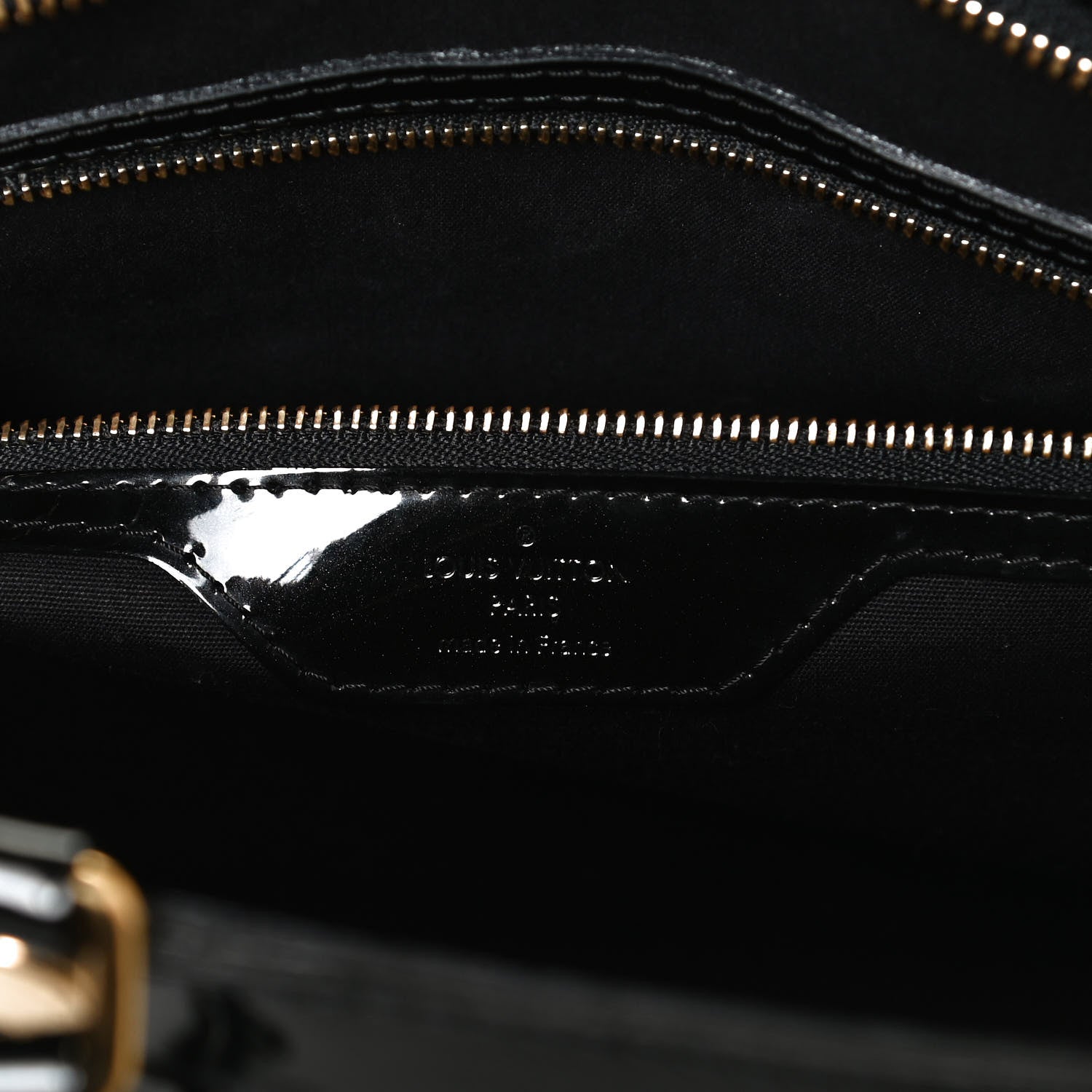 Louis Vuitton Vernis Brea MM Black 6 of 13