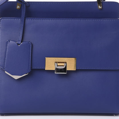 Balenciaga Smooth Calfskin Le Dix S Cartable Shoulder Bag Bleu Mineral 7 of 9