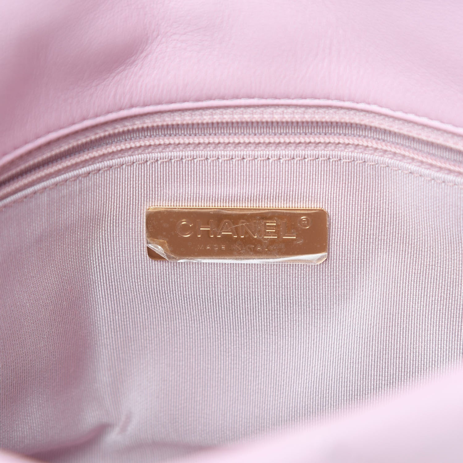 Chanel Lambskin Quilted Medium Chanel 19 Flap Light Pink 6 of 11