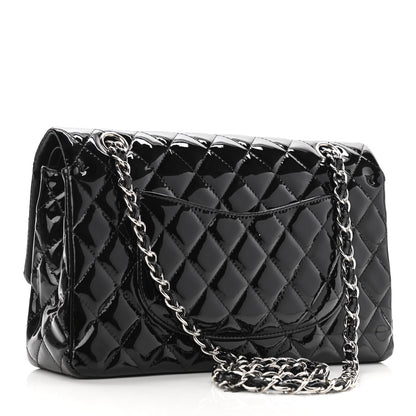 Chanel Patent Quilted Medium Double Flap Black 3 of 12