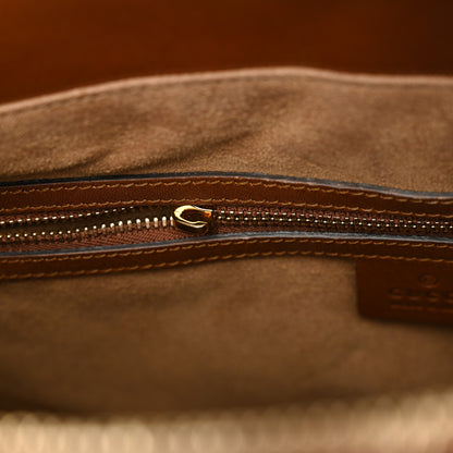 Gucci GG Supreme Monogram Small Zip Top Tote Beige Tuscany 11 of 17