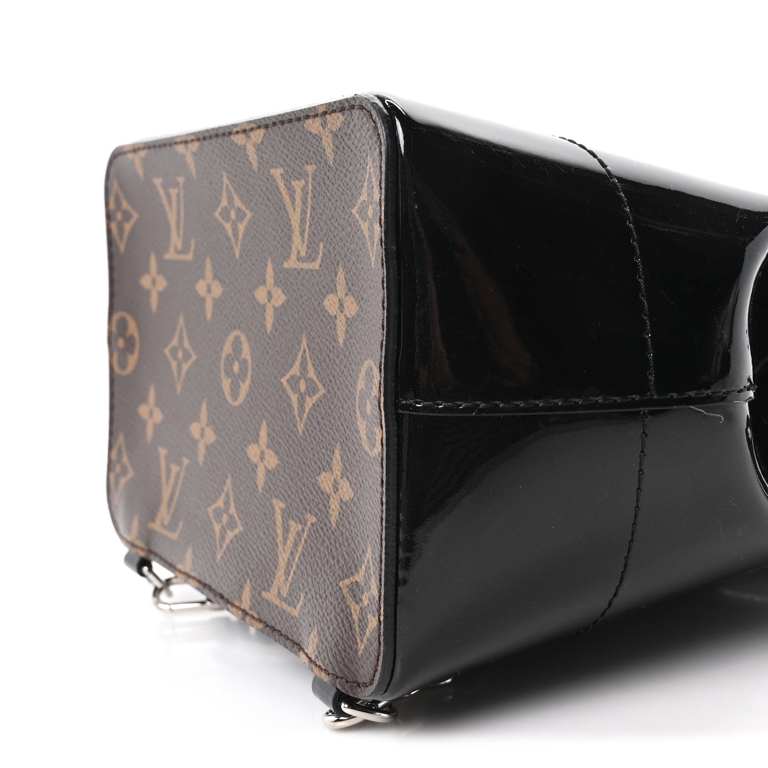Louis Vuitton Patent Monogram Hot Springs Backpack Black 9 of 9