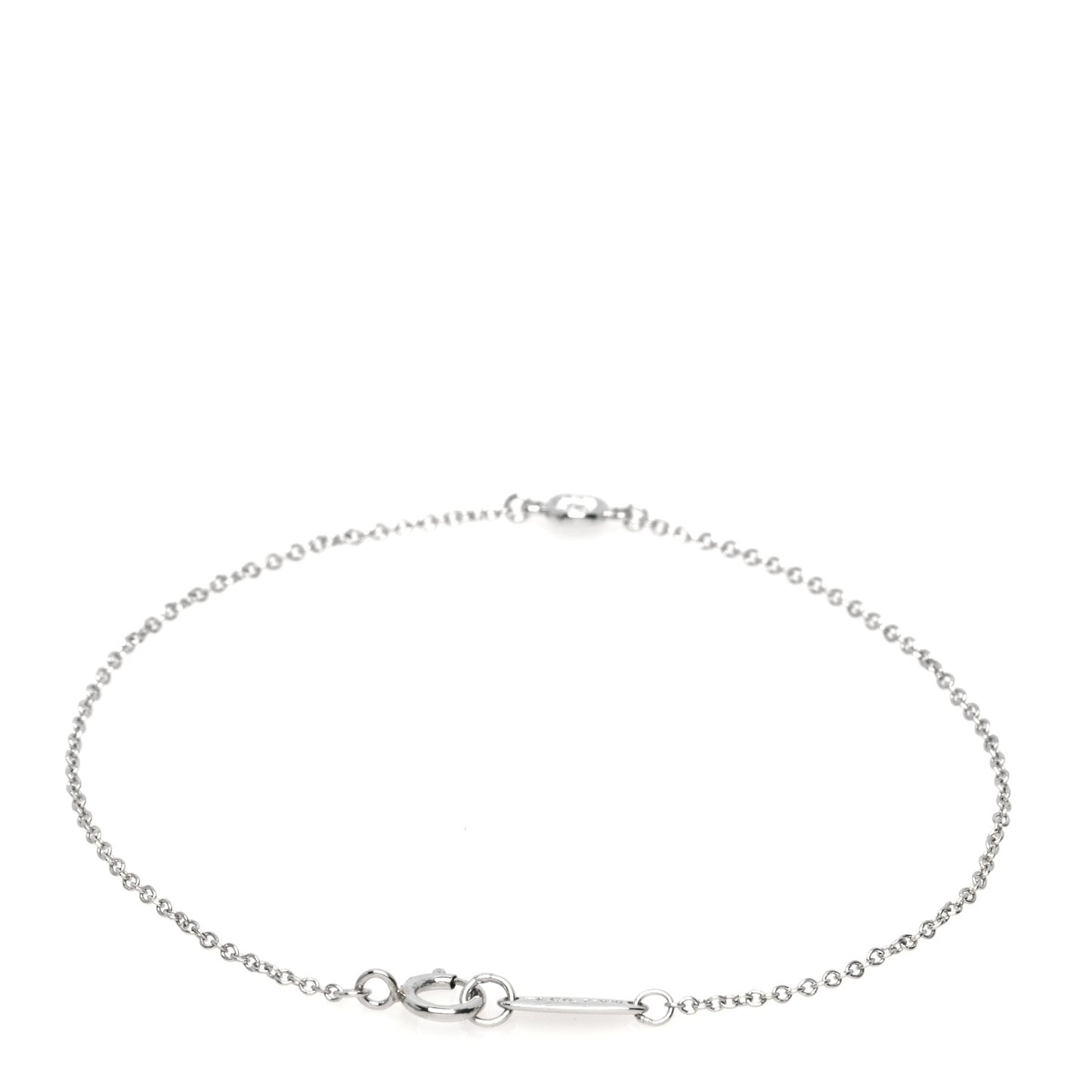 Platinum Diamond .08ct Elsa Peretti Diamonds by the Yard Bracelet