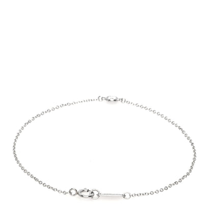 Tiffany Platinum Diamond .08ct Elsa Peretti Diamonds by the Yard Bracelet 2 of 5