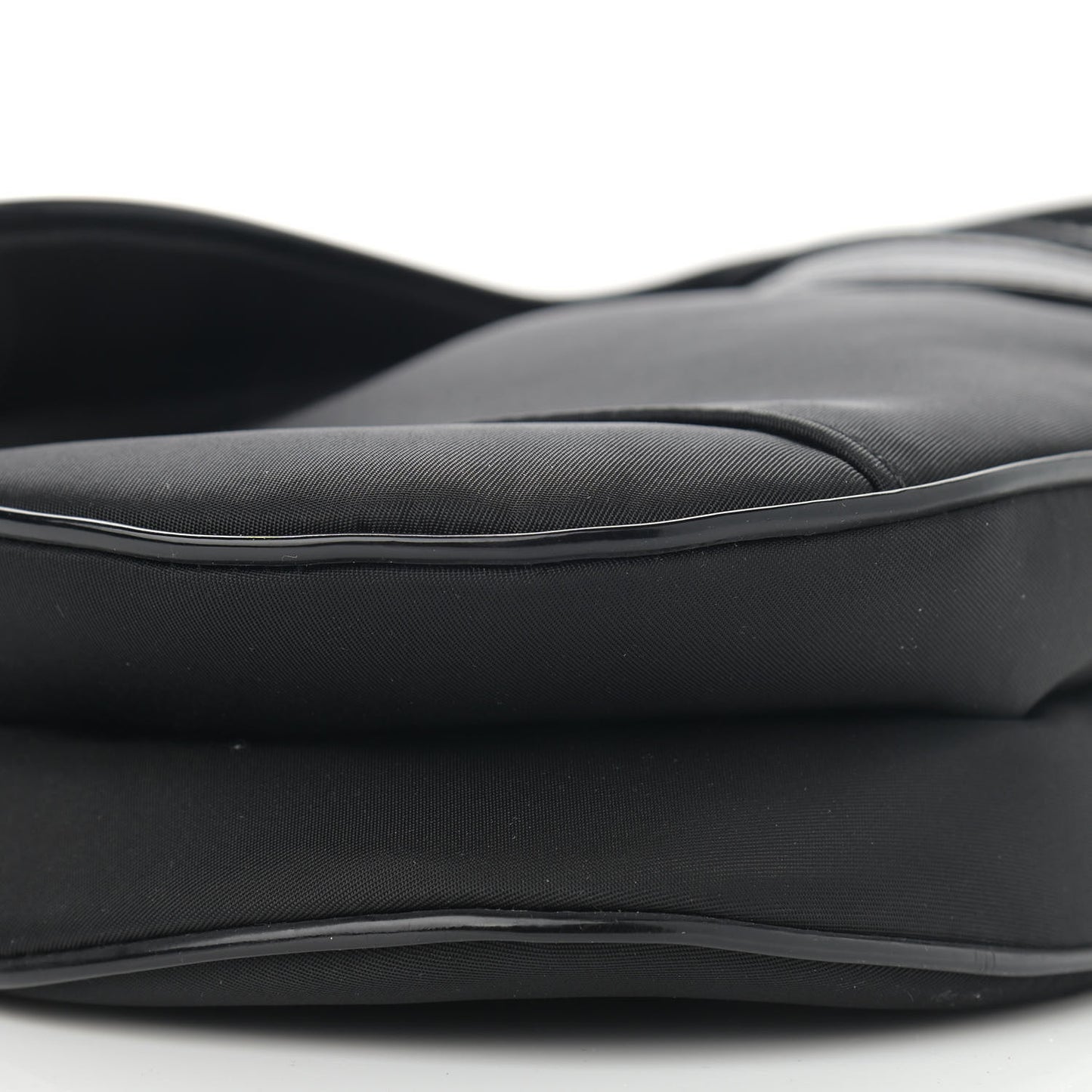 Nylon Saddle Bag Black