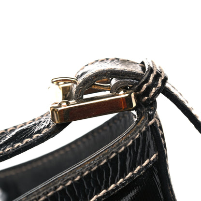 Gucci Dialux Medium Britt Shoulder Bag Black 18 of 19
