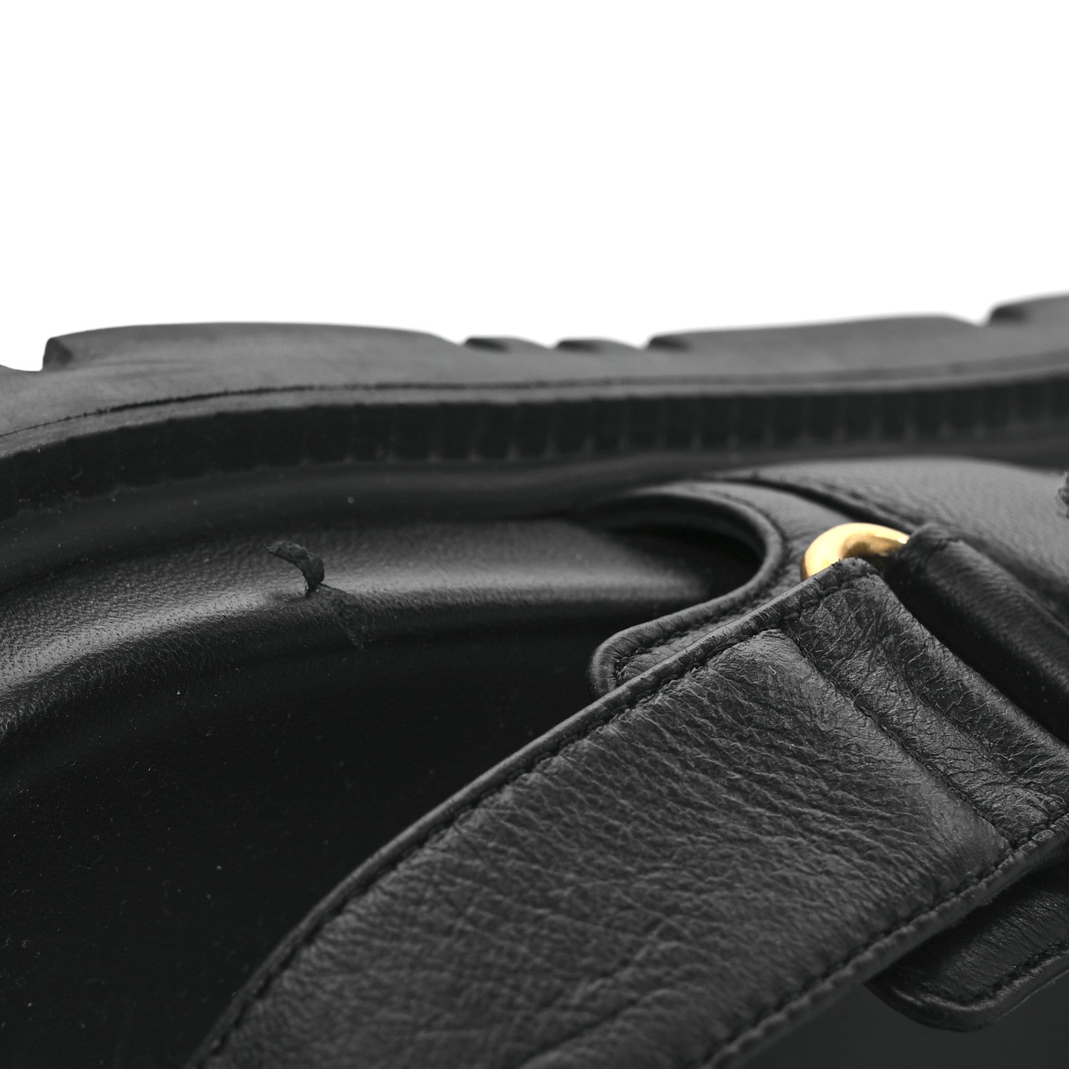 Christian Dior Lambskin Dioract 10mm Sandals 39 Black 14 of 15