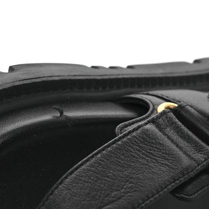 Christian Dior Lambskin Dioract 10mm Sandals 39 Black 14 of 15