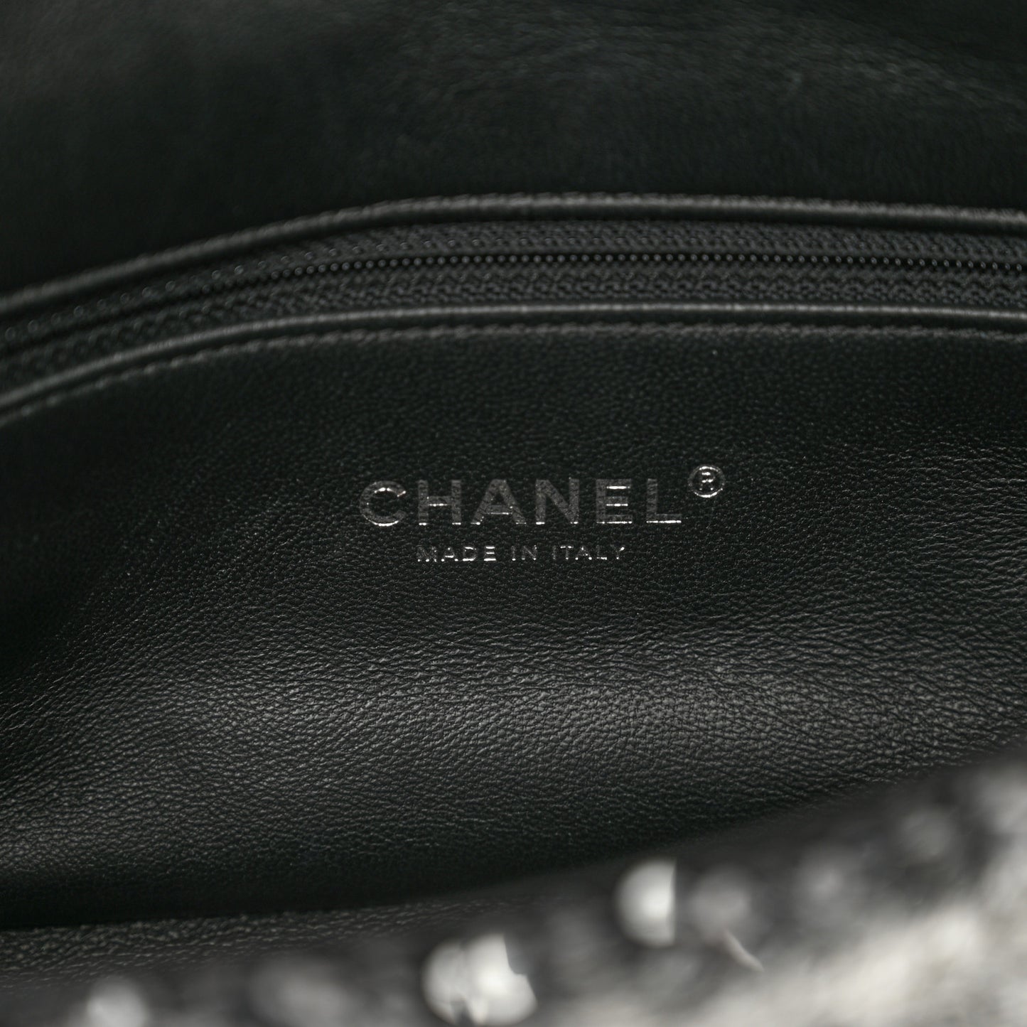 Sequin Small Single Flap Silver