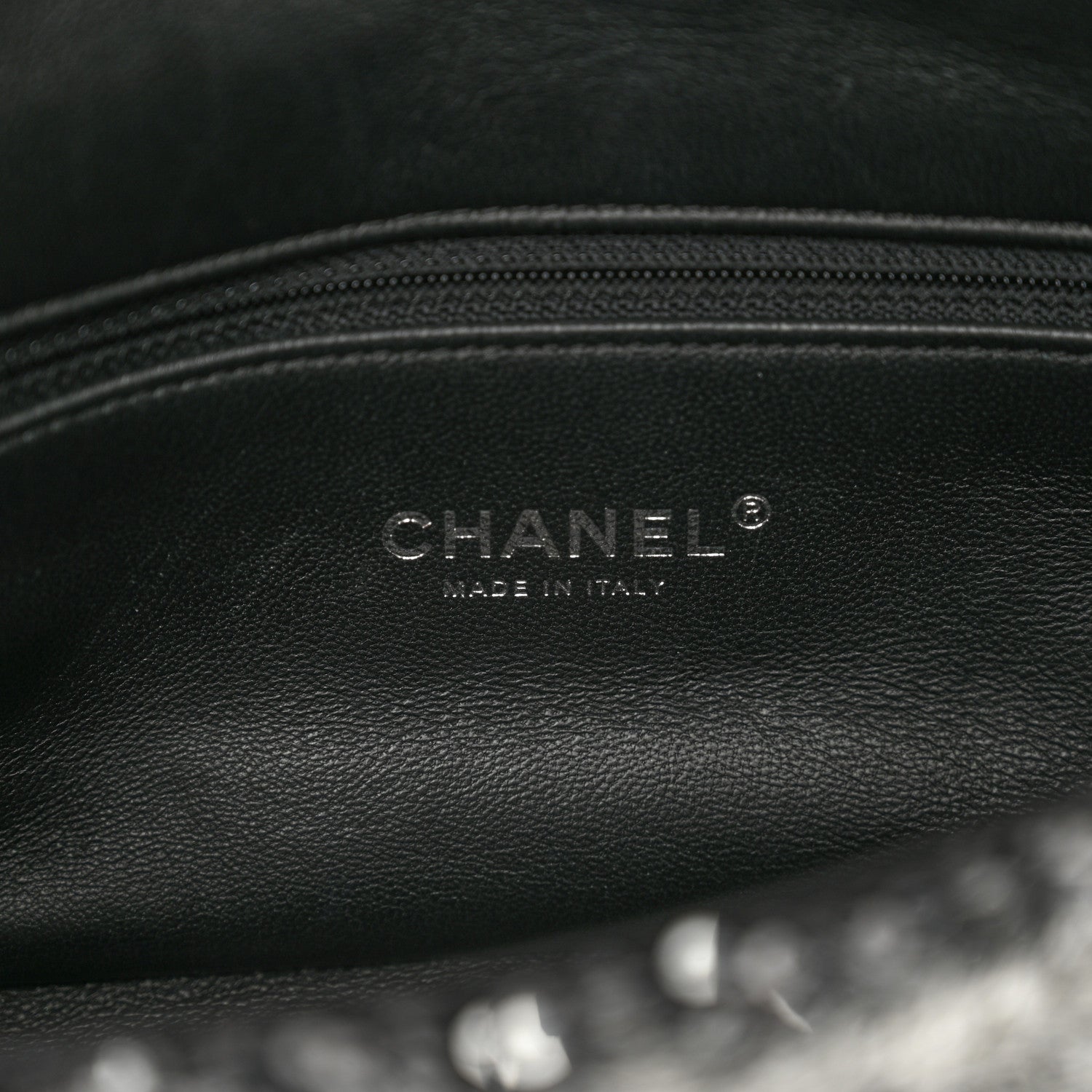 Chanel Sequin Small Single Flap Silver 7 of 10