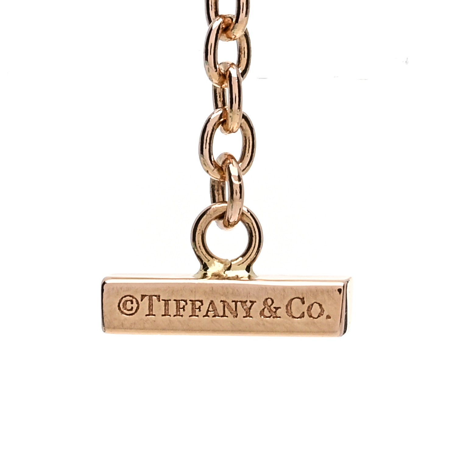 Tiffany 18K Rose Gold T Smile Bracelet 3 of 4
