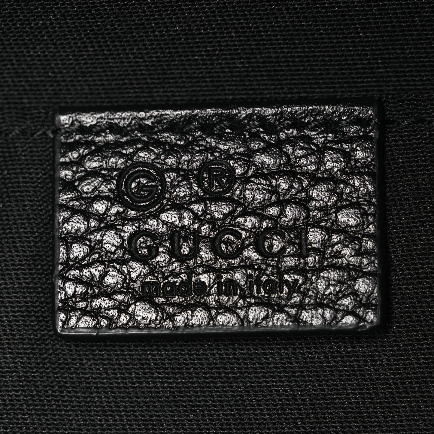 Nylon Monogram Fanny Pack Belt Bag Black